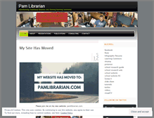 Tablet Screenshot of pamlibrarian.wordpress.com