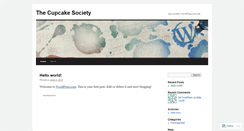 Desktop Screenshot of cupcakesociety.wordpress.com