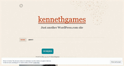 Desktop Screenshot of kennethgames.wordpress.com
