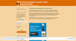 Desktop Screenshot of luxor2011scams.wordpress.com