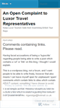 Mobile Screenshot of luxor2011scams.wordpress.com