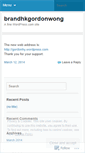 Mobile Screenshot of brandhkgordonwong.wordpress.com