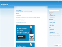 Tablet Screenshot of comidasereceitas.wordpress.com