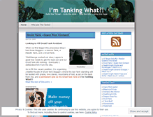 Tablet Screenshot of imtankingwhat.wordpress.com