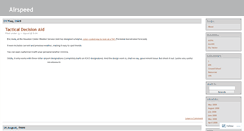 Desktop Screenshot of airspeed.wordpress.com