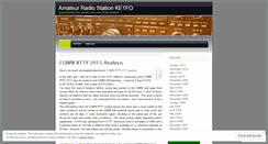 Desktop Screenshot of ke1fo.wordpress.com
