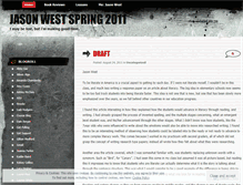 Tablet Screenshot of jasonwestspring2011.wordpress.com
