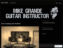 Tablet Screenshot of mikegrande.wordpress.com