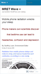 Mobile Screenshot of mret.wordpress.com