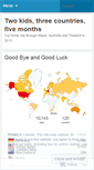 Mobile Screenshot of familytrip2013.wordpress.com