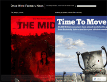 Tablet Screenshot of oncewerefarmers.wordpress.com
