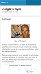 Mobile Screenshot of junglasgym.wordpress.com