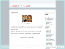 Tablet Screenshot of junglasgym.wordpress.com