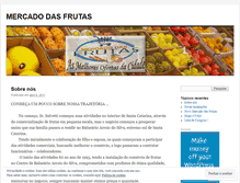 Tablet Screenshot of mercadosdasfrutas.wordpress.com