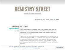 Tablet Screenshot of kemistrystreet.wordpress.com