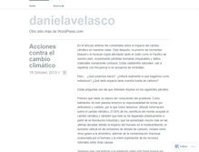 Tablet Screenshot of danielavelasco.wordpress.com