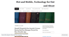 Desktop Screenshot of hotandmobile.wordpress.com