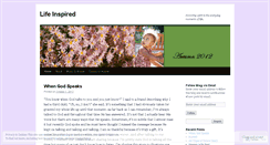 Desktop Screenshot of inspiredbyitall.wordpress.com