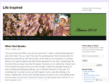 Tablet Screenshot of inspiredbyitall.wordpress.com