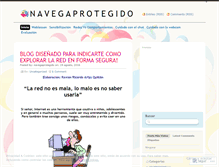 Tablet Screenshot of navegaprotegido.wordpress.com