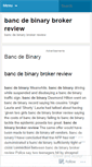 Mobile Screenshot of localsearch.bancdebinarybrokerreview.wordpress.com