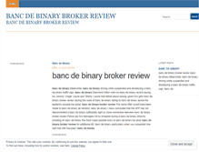 Tablet Screenshot of localsearch.bancdebinarybrokerreview.wordpress.com