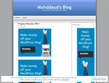 Tablet Screenshot of muhddaud.wordpress.com