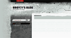 Desktop Screenshot of bboy21official.wordpress.com