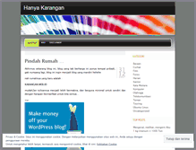 Tablet Screenshot of karangan.wordpress.com