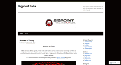 Desktop Screenshot of bigpointitalia.wordpress.com