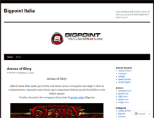 Tablet Screenshot of bigpointitalia.wordpress.com