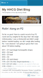 Mobile Screenshot of myhhcgdietblog.wordpress.com