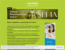 Tablet Screenshot of lojasepia.wordpress.com