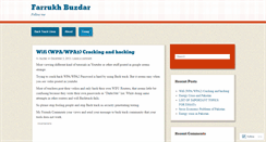 Desktop Screenshot of buzdar.wordpress.com
