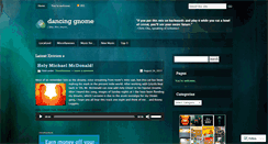 Desktop Screenshot of dancinggnome.wordpress.com