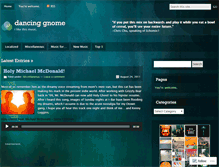 Tablet Screenshot of dancinggnome.wordpress.com