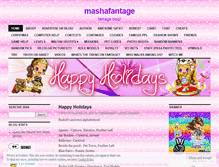 Tablet Screenshot of mashafantage.wordpress.com