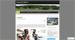 Desktop Screenshot of camprioblanco.wordpress.com