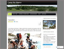 Tablet Screenshot of camprioblanco.wordpress.com