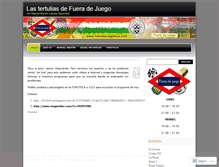 Tablet Screenshot of fueradejuegorioja.wordpress.com