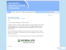 Tablet Screenshot of herbalifefeelyourbest.wordpress.com