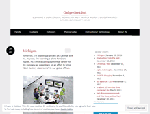 Tablet Screenshot of gadgetgeekdad.wordpress.com