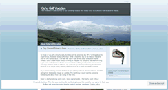Desktop Screenshot of oahugolfvacation.wordpress.com