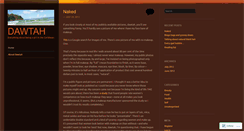 Desktop Screenshot of dawtah.wordpress.com