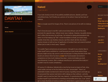 Tablet Screenshot of dawtah.wordpress.com