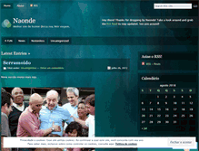 Tablet Screenshot of naonde.wordpress.com