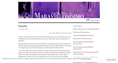 Desktop Screenshot of maravillosisimo.wordpress.com