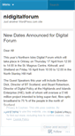 Mobile Screenshot of nidigitalforum.wordpress.com