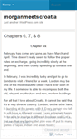 Mobile Screenshot of morganmeetscroatia.wordpress.com