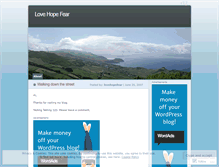 Tablet Screenshot of lovehopefear.wordpress.com